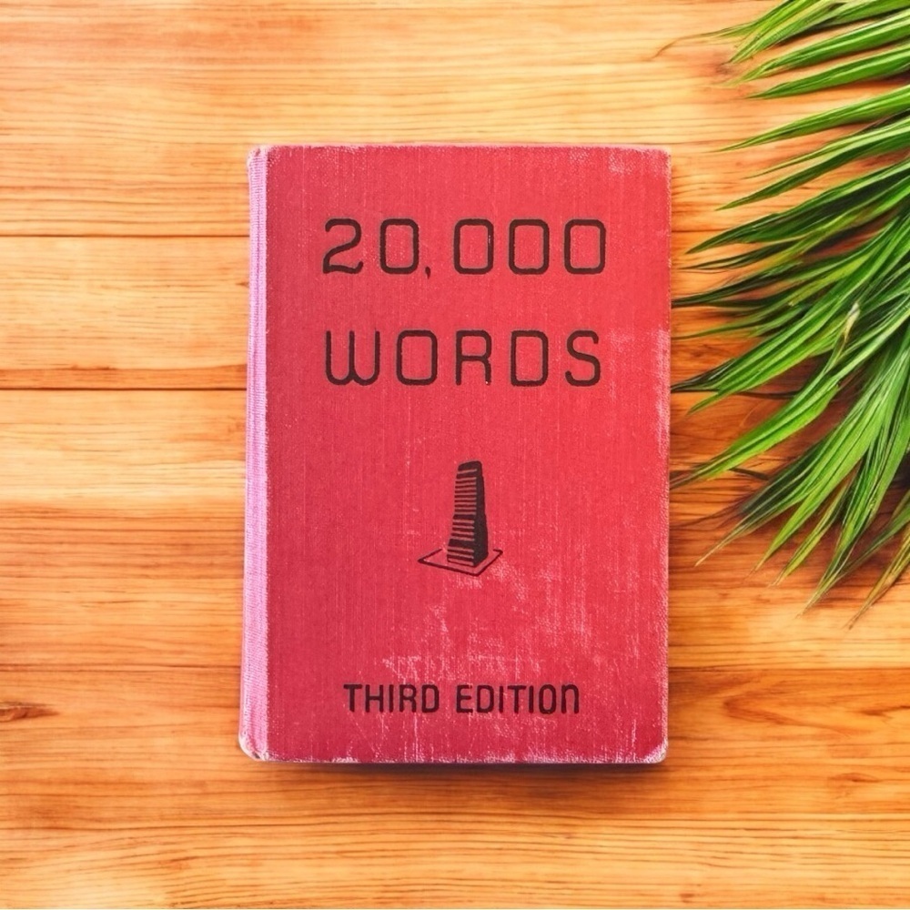 Vintage 1957 20,000 Words by Louis A. Leslie - Third Edition